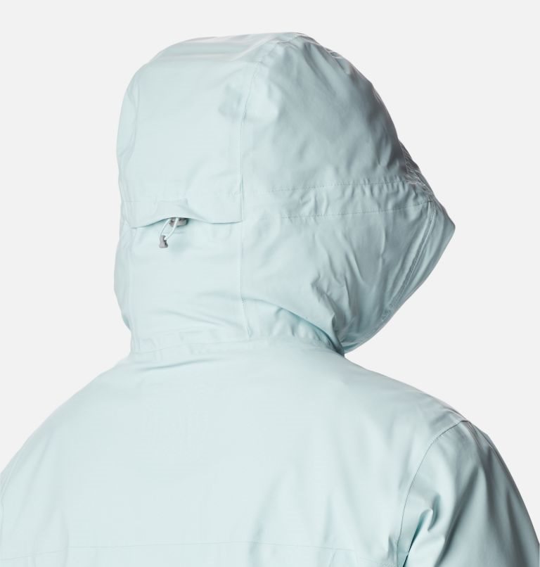 Women's Columbia Omni-Tech Ampli-Dry Shell Jackets Turquoise | Plus Size CA-U580A